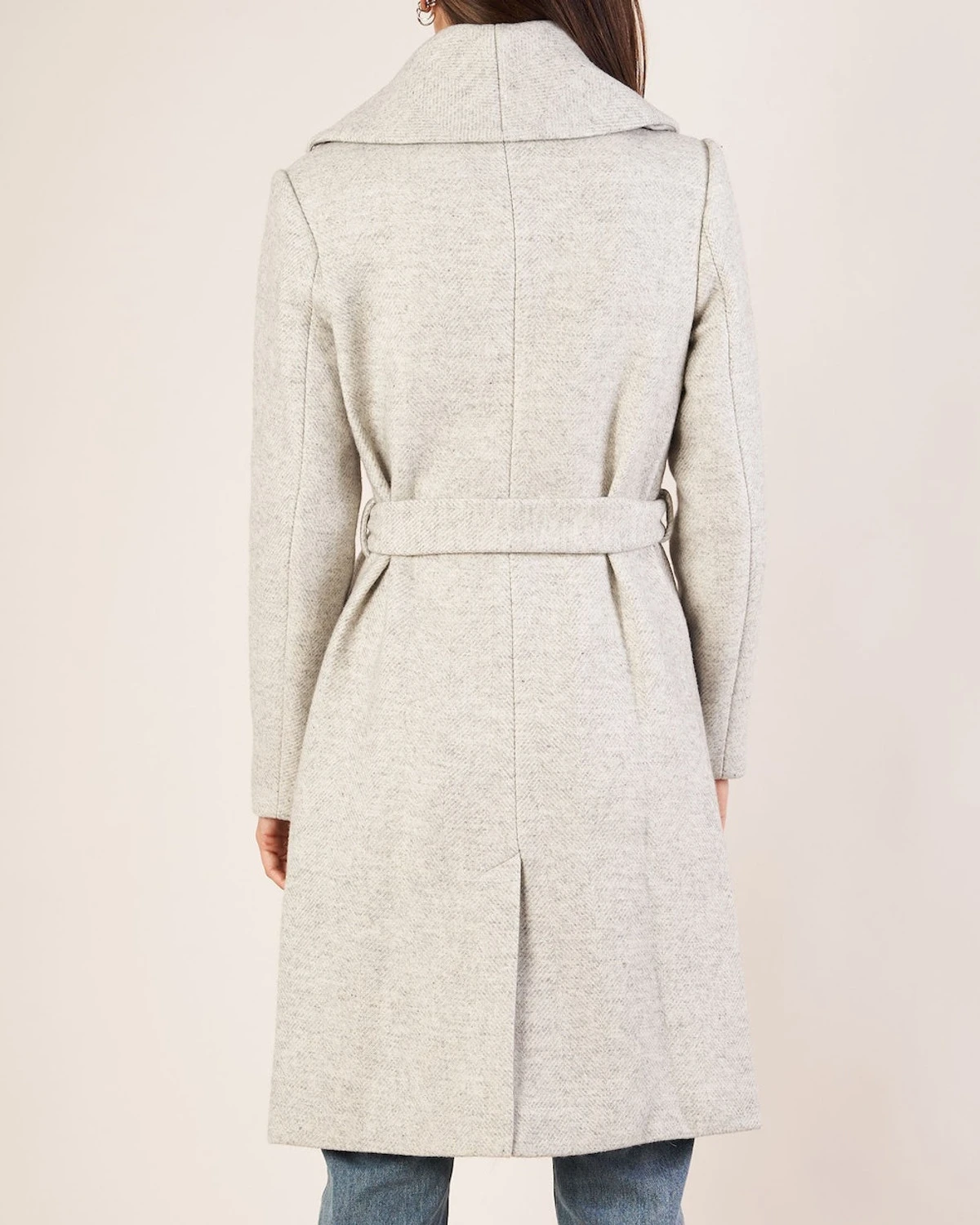 Aspen Wool Coat - Cloud 6 Aspen Wool Coat - Cloud - Image 6