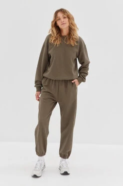 Sofia Sweat Shirt - Khaki