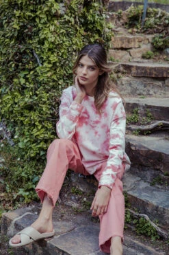 Tie Dye Sweat - Fusion Coral -Mango Fashion Shop KCokZsn Ltapnl5OLl0SHrHNg 67413.1690986581