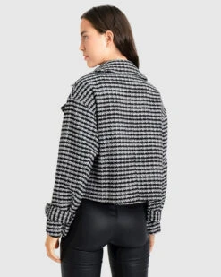 Power Over Me Tweed Jacket - Black/White -Mango Fashion Shop MWYUPakAHcKznMfTv4teFK9Os 36749.1711107662