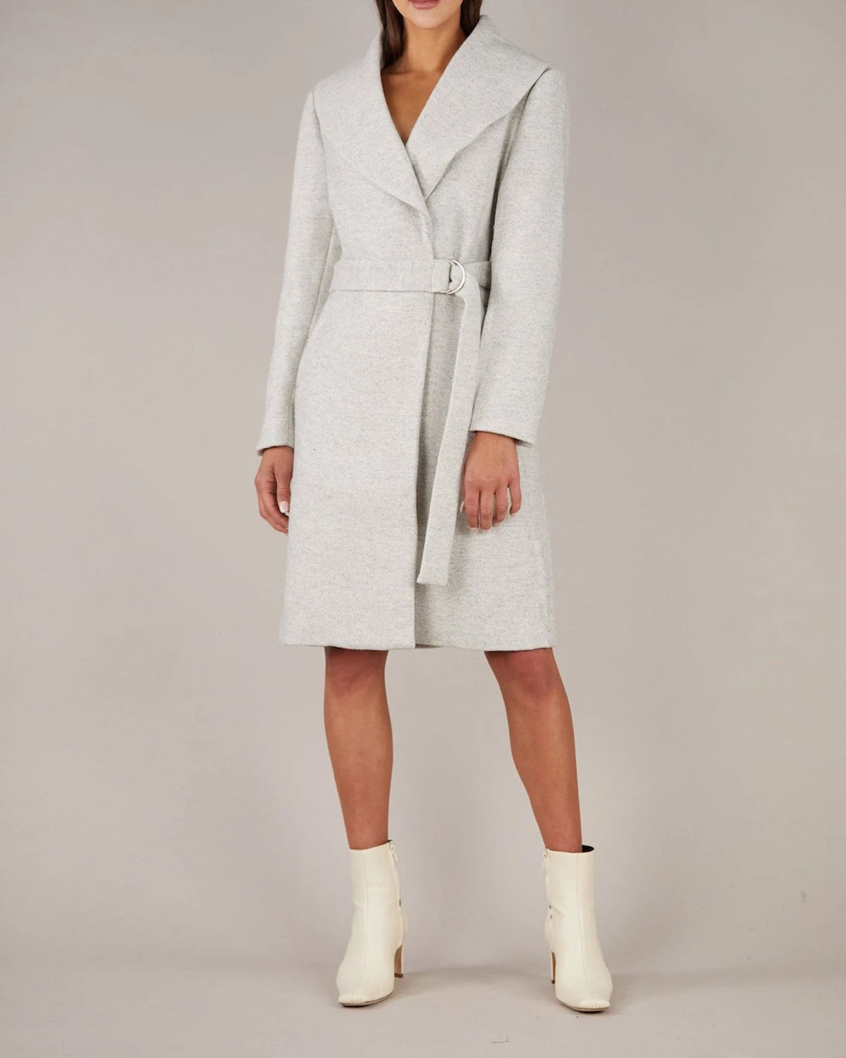 Aspen Wool Coat - Cloud 11 Aspen Wool Coat - Cloud - Image 11