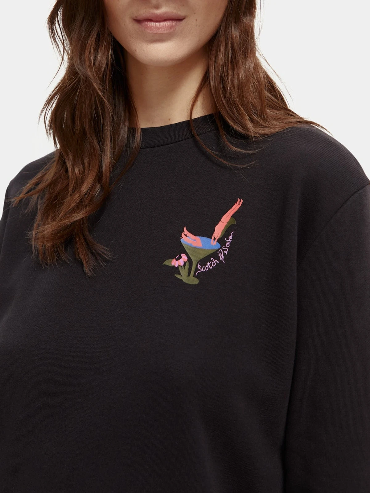 Scotch & Soda Relaxed Fit Crewneck Sweatshirt 6 Scotch & Soda Relaxed Fit Crewneck Sweatshirt - Image 6