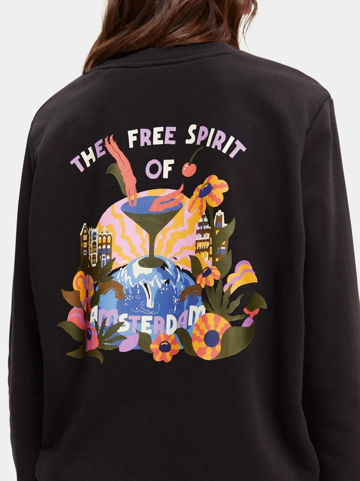 Scotch & Soda Relaxed Fit Crewneck Sweatshirt 5 Scotch & Soda Relaxed Fit Crewneck Sweatshirt - Image 5