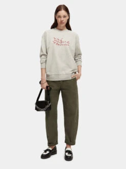 Scotch & Soda Loose Fit Artwork Crewneck Sweatshirt - 100371743 -Mango Fashion Shop YIhqokHMSr8DNHHBuInkeCCLg 62795.1701750728