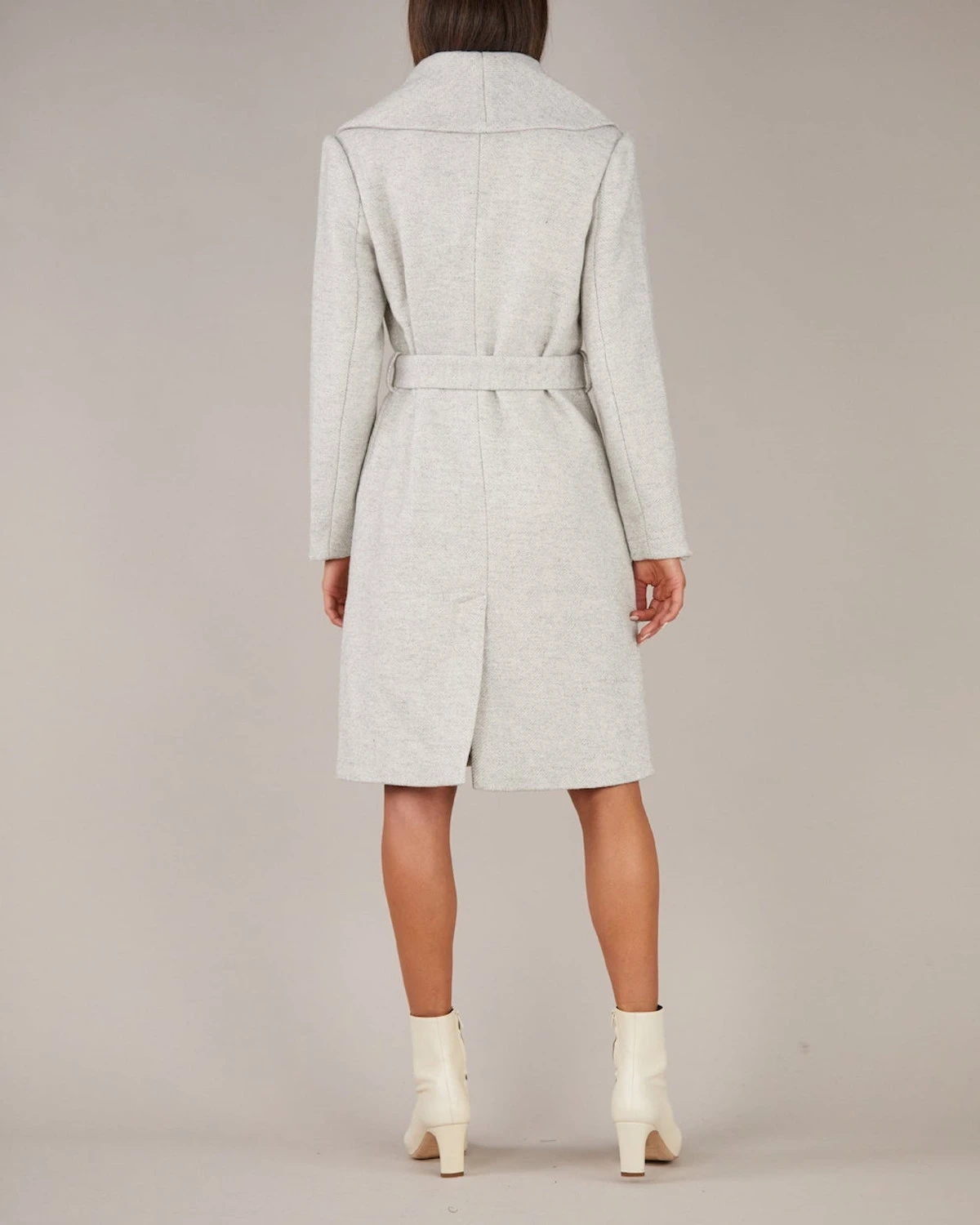 Aspen Wool Coat - Cloud 2 Aspen Wool Coat - Cloud - Image 2