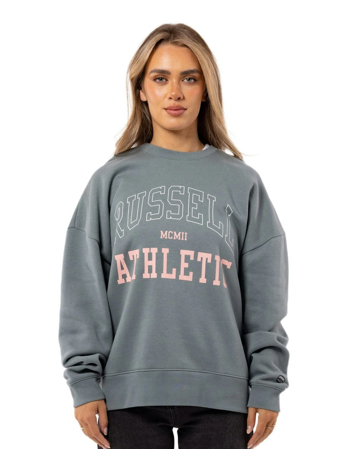 Russell Athletic Women's MCMII Crew - Stormy Sea 1 Russell Athletic Women's MCMII Crew - Stormy Sea