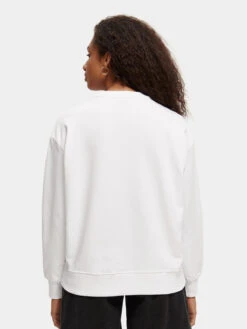 Scotch & Soda Loose-fit Organic Cotton Sweatshirt -Mango Fashion Shop jo6tkFTtfYNcIw9 H3HI47R5I 03446.1711106369