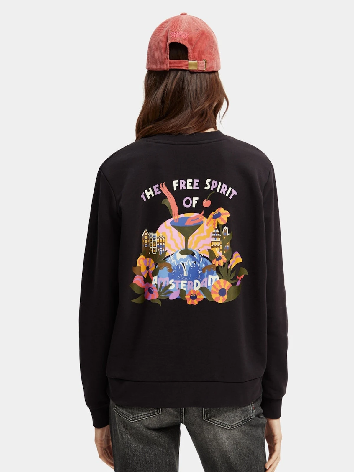 Scotch & Soda Relaxed Fit Crewneck Sweatshirt 3 Scotch & Soda Relaxed Fit Crewneck Sweatshirt - Image 3