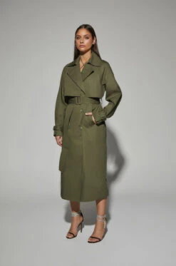 Trench Coat Forest Green
