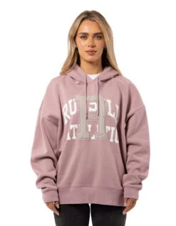 Russell Athletic Women's "R" Hoodie - Wood Rose